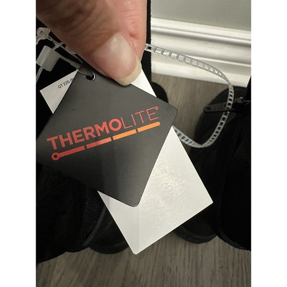 Lands End Black Thermolite Winter Boots Women’s 6.5 - Picture 8 of 9